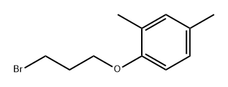Benzene, 1-(3-bromopropoxy)-2,4-dimethyl- Struktur