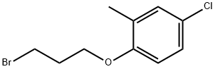 Benzene, 1-(3-bromopropoxy)-4-chloro-2-methyl- 结构式