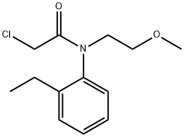 Acetamide, 2-chloro-N-(2-ethylphenyl)-N-(2-methoxyethyl)- Structure