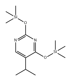 Pyrimidine, 5-(1-methylethyl)-2,4-bis[(trimethylsilyl)oxy]-