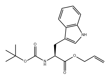 L-Tryptophan, N-[(1,1-dimethylethoxy)carbonyl]-, 2-propen-1-yl ester Structure