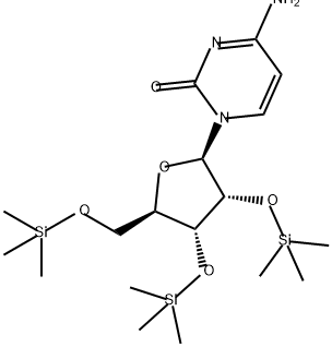 Cytidine, 2',3',5'-tris-O-(trimethylsilyl)-