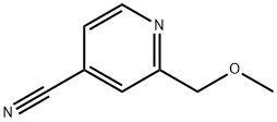 4-Pyridinecarbonitrile, 2-(methoxymethyl)- Struktur