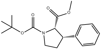 1,2-Pyrrolidinedicarboxylic acid, 3-phenyl-, 1-(1,1-dimethylethyl) 2-methyl ester, (2S,3S)-