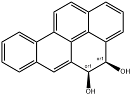Benzo[a]pyrene-4,5-diol, 4,5-dihydro-, (4R,5S)-rel- 化学構造式