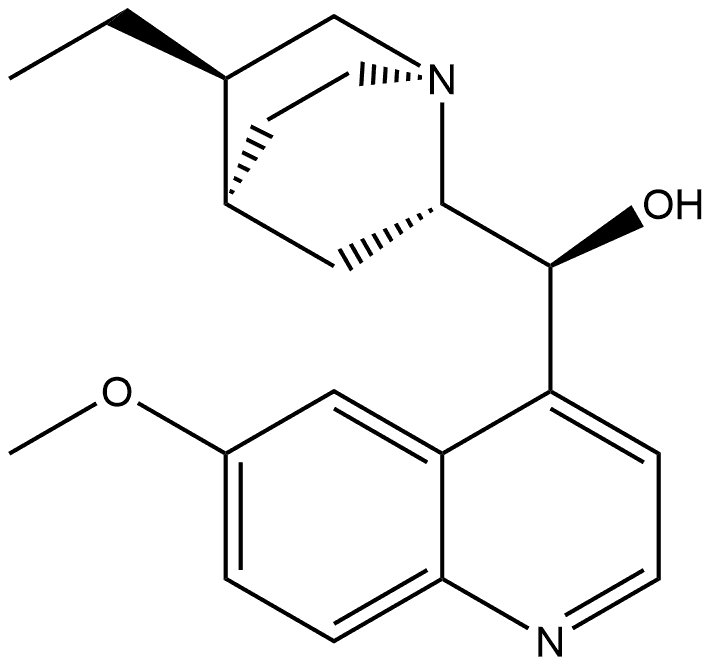 Cinchonan-9-ol, 10,11-dihydro-6'-methoxy-, (8α,9S)- Structure