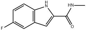 5-fluoro-N-methyl-1H-indole-2-carboxamide Structure