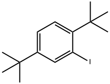 Benzene, 1,4-bis(1,1-dimethylethyl)-2-iodo- Struktur