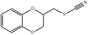 Thiocyanic acid, (2,3-dihydro-1,4-benzodioxin-2-yl)methyl ester|Thiocyanic acid, (2,3-dihydro-1,4-benzodioxin-2-yl)methyl ester
