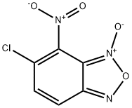 2,1,3-Benzoxadiazole, 5-chloro-4-nitro-, 3-oxide Structure