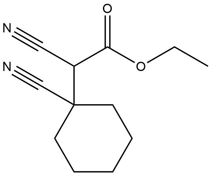 Cyclohexaneacetic acid, α,1-dicyano-, ethyl ester