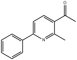 JR-6742, 1-(2-Methyl-6-phenylpyridin-3-yl)ethanone, 97% Structure