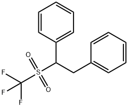 Benzene, 1,1'-[1-[(trifluoromethyl)sulfonyl]-1,2-ethanediyl]bis-