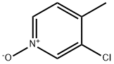 3-Chloro-4-methylpyridine 1-oxide Structure