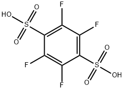 1,4-Benzenedisulfonic acid, 2,3,5,6-tetrafluoro- Structure