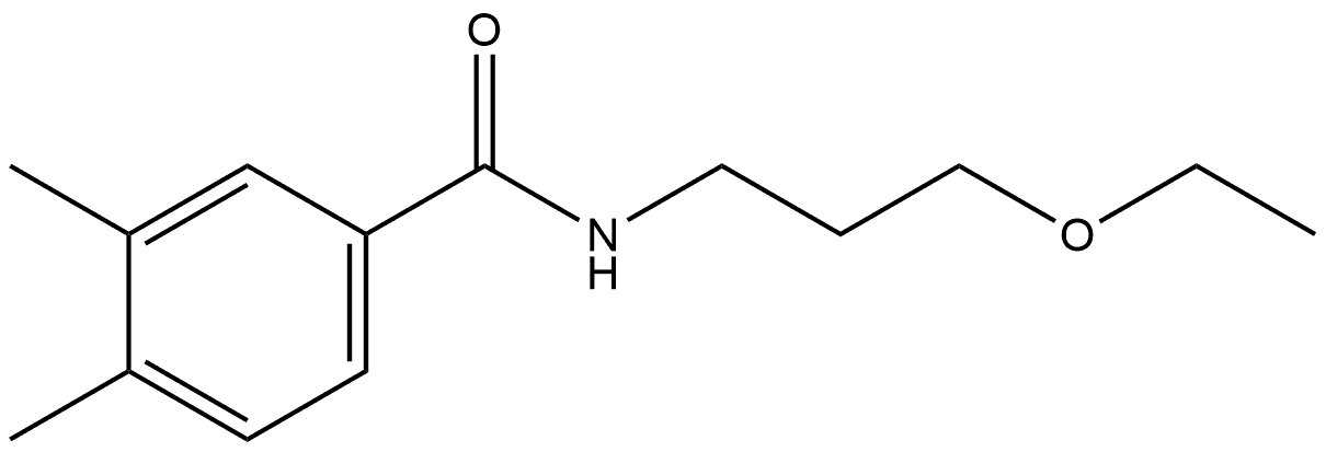 N-(3-Ethoxypropyl)-3,4-dimethylbenzamide Struktur