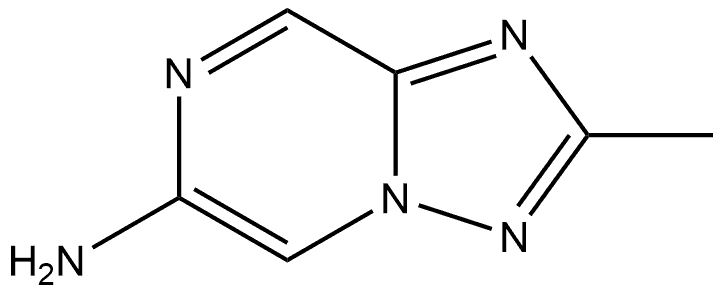 2-Methyl-[1,2,4]triazolo[1,5-a]pyrazin-6-amine 结构式