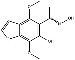 Ethanone, 1-(6-hydroxy-4,7-dimethoxy-5-benzofuranyl)-, oxime