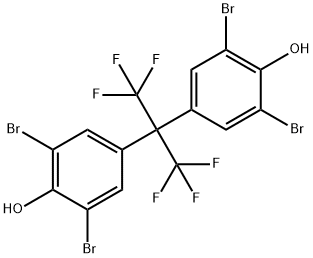 四溴六氟双酚A, 5281-28-7, 结构式
