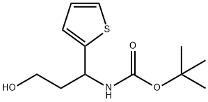 Carbamic acid, [3-hydroxy-1-(2-thienyl)propyl]-, 1,1-dimethylethyl ester (9CI) Struktur