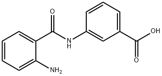 Benzoic acid, 3-[(2-aminobenzoyl)amino]- Structure
