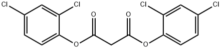 Propanedioic acid, 1,3-bis(2,4-dichlorophenyl) ester Structure