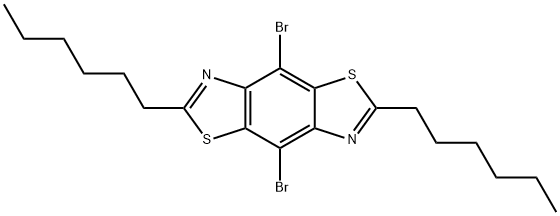 Benzo[1,2-d:4,5-d']bisthiazole, 4,8-dibromo-2,6-dihexyl- (9CI) Structure