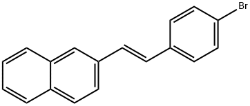 Naphthalene, 2-[(1E)-2-(4-bromophenyl)ethenyl]- Structure