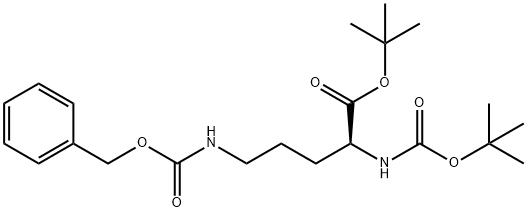 L-Ornithine, N2-[(1,1-dimethylethoxy)carbonyl]-N5-[(phenylmethoxy)carbonyl]-, 1,1-dimethylethyl ester