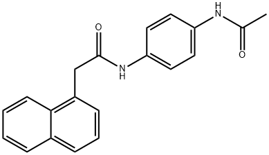 1-Naphthaleneacetamide, N-[4-(acetylamino)phenyl]- Structure