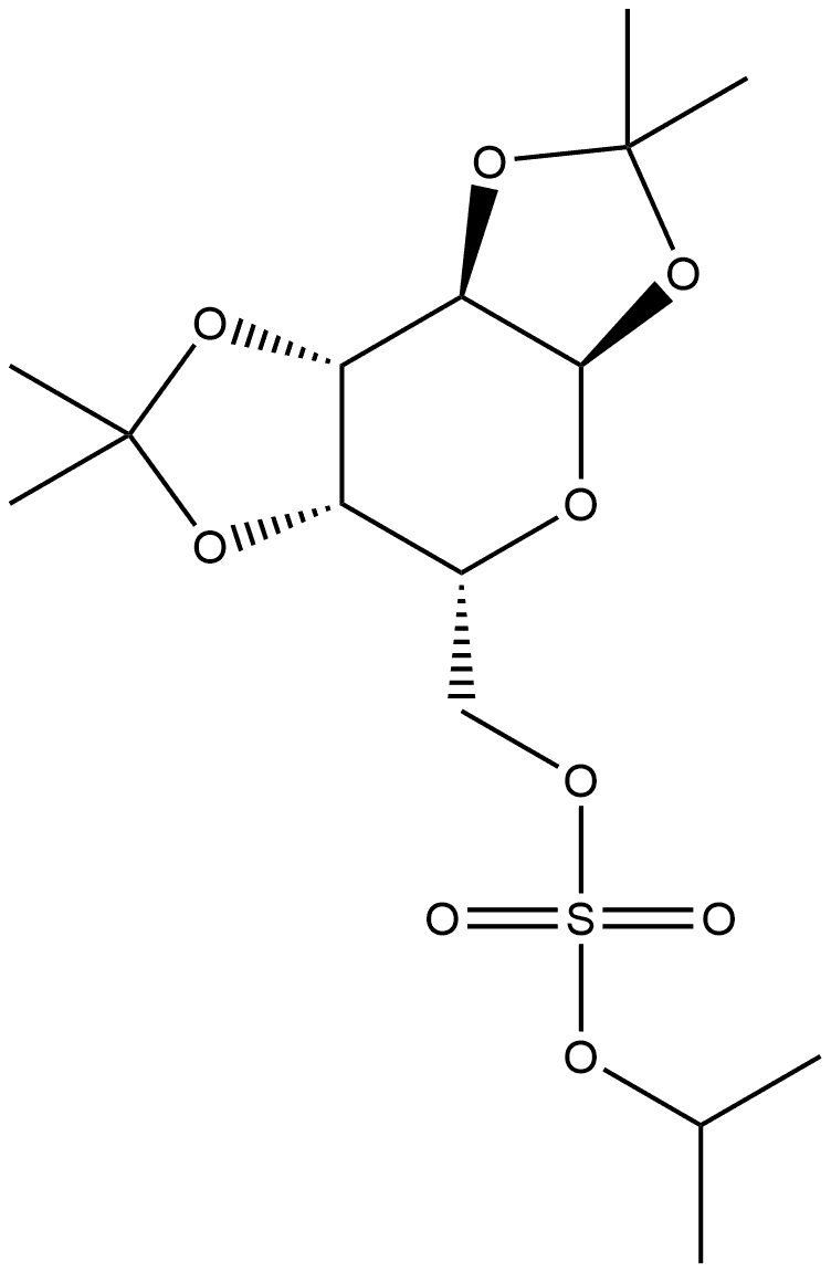 托吡酯杂质13, 53209-14-6, 结构式