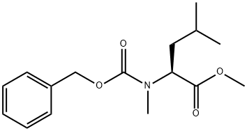 methyl (2S)-2-{[(benzyloxy)carbonyl](methyl)amino}-4-methylpentanoate 结构式