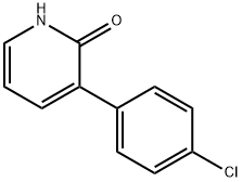 2(1H)-Pyridinone, 3-(4-chlorophenyl)- Structure