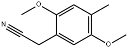 Benzeneacetonitrile, 2,5-dimethoxy-4-methyl- Structure