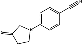 Benzonitrile, 4-(3-oxo-1-pyrrolidinyl)- Struktur