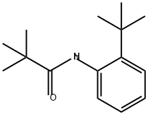 Propanamide, N-[2-(1,1-dimethylethyl)phenyl]-2,2-dimethyl- 结构式