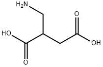 2-(氨基甲基)丁二酸, 53874-24-1, 结构式
