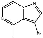 3-bromo-4-methylpyrazolo[1,5-a]pyrazine Structure