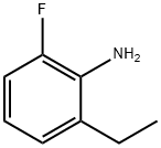 2-乙基-6-氟苯胺, 53982-04-0, 结构式