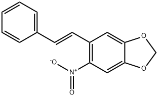 1,3-Benzodioxole, 5-nitro-6-(2-phenylethenyl)-, (E)- (9CI)