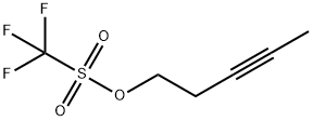 Methanesulfonic acid, 1,1,1-trifluoro-, 3-pentyn-1-yl ester Structure
