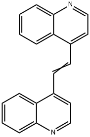 Quinoline, 4,4'-(1,2-ethenediyl)bis- Struktur