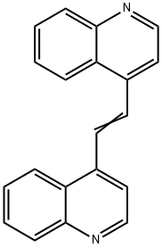 Quinoline, 4,4'-(1,2-ethenediyl)bis-,5428-66-0,结构式