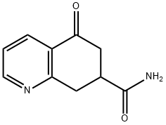 7-Quinolinecarboxamide, 5,6,7,8-tetrahydro-5-oxo- Structure