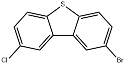 2-溴-8-氯-二苯并噻吩 结构式