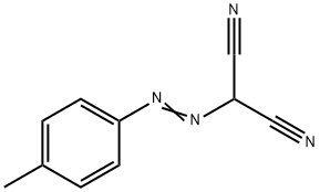 Propanedinitrile, 2-[2-(4-methylphenyl)diazenyl]- 化学構造式
