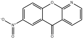 5H-[1]Benzopyrano[2,3-b]pyridin-5-one, 7-nitro- 结构式