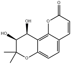 (-)-顺式-白花前胡内酯, 54712-23-1, 结构式