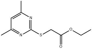 Acetic acid, 2-[(4,6-dimethyl-2-pyrimidinyl)thio]-, ethyl ester