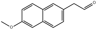 2-(6-甲氧基萘-2-基)乙醛, 54828-56-7, 结构式